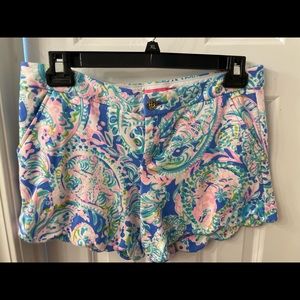 Lilly Pulitzer Buttercup Shorts New With Tags Size 10